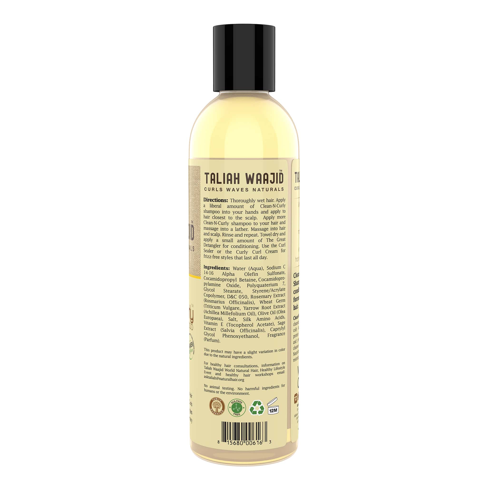 Clean-N-Curly Hydrating Shampoo 8oz - Image 3