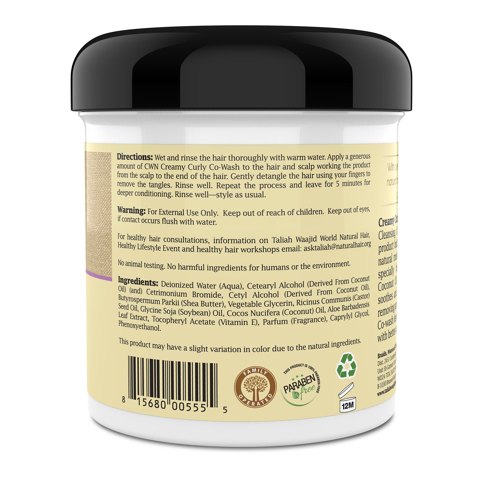 Creamy Curly Co-Wash 16oz - Image 3