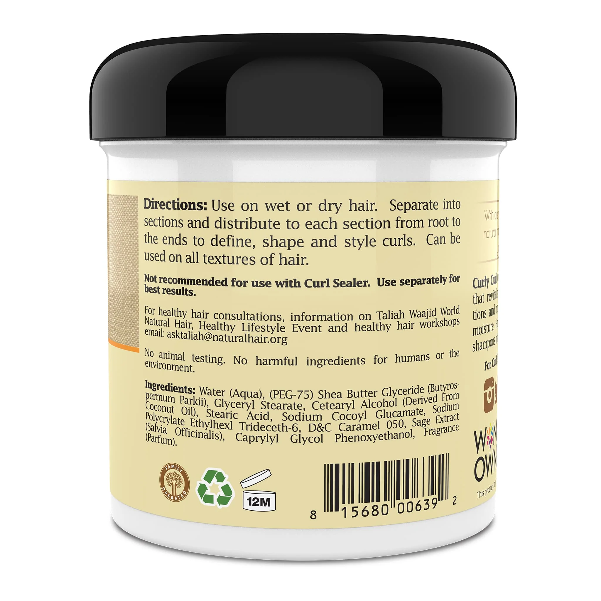 Curly Curl Cream 16oz - Image 3