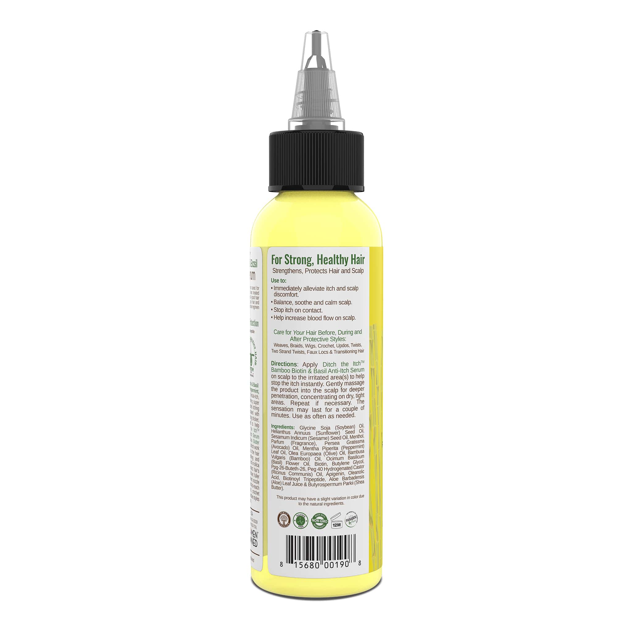 Ditch The Itch™ Bamboo, Basil And Peppermint Anti Itch Serum 2oz - Image 3
