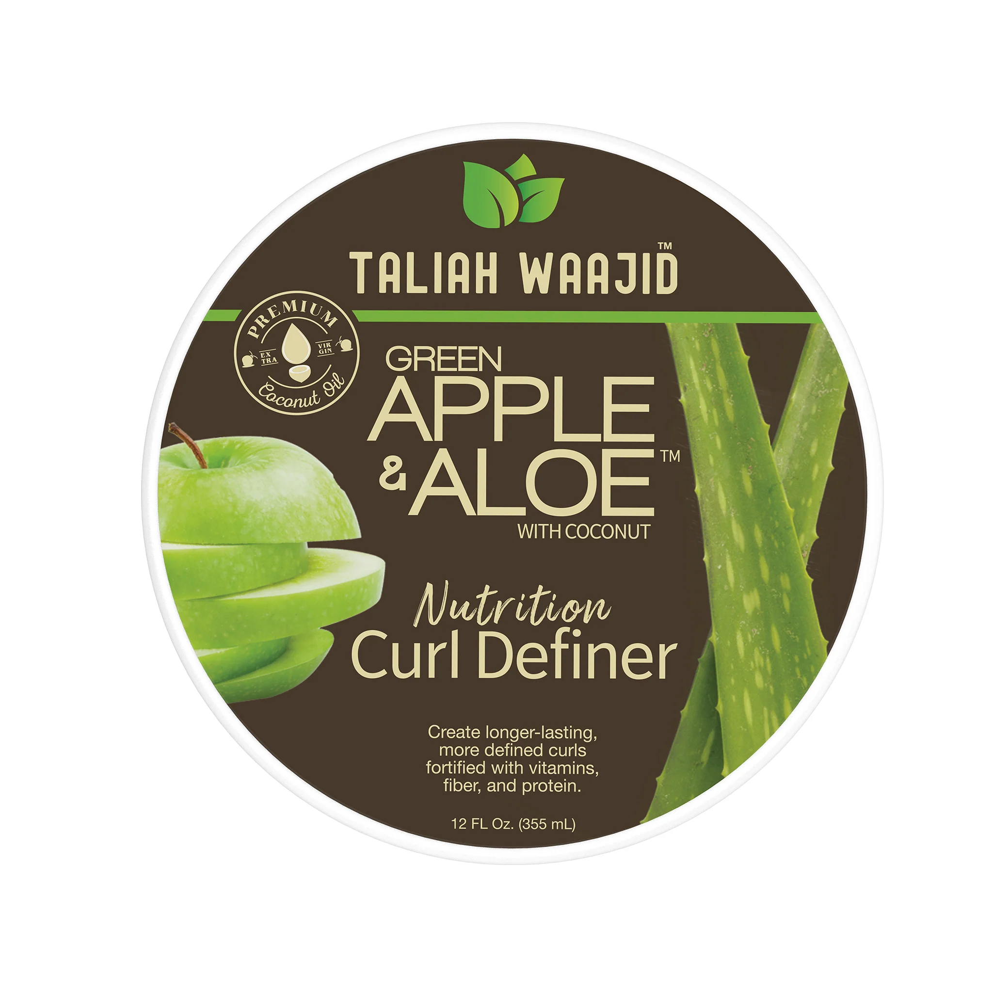 Green Apple & Aloe Nutrition Curl Definer 12oz - Image 5