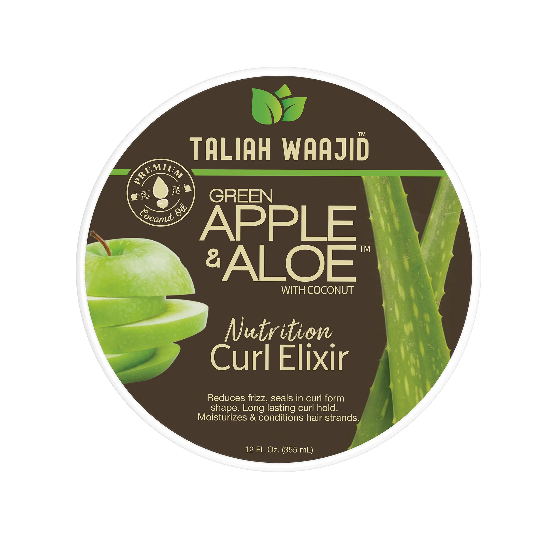 Green Apple & Aloe Nutrition Curl Elixir 12oz - Image 5