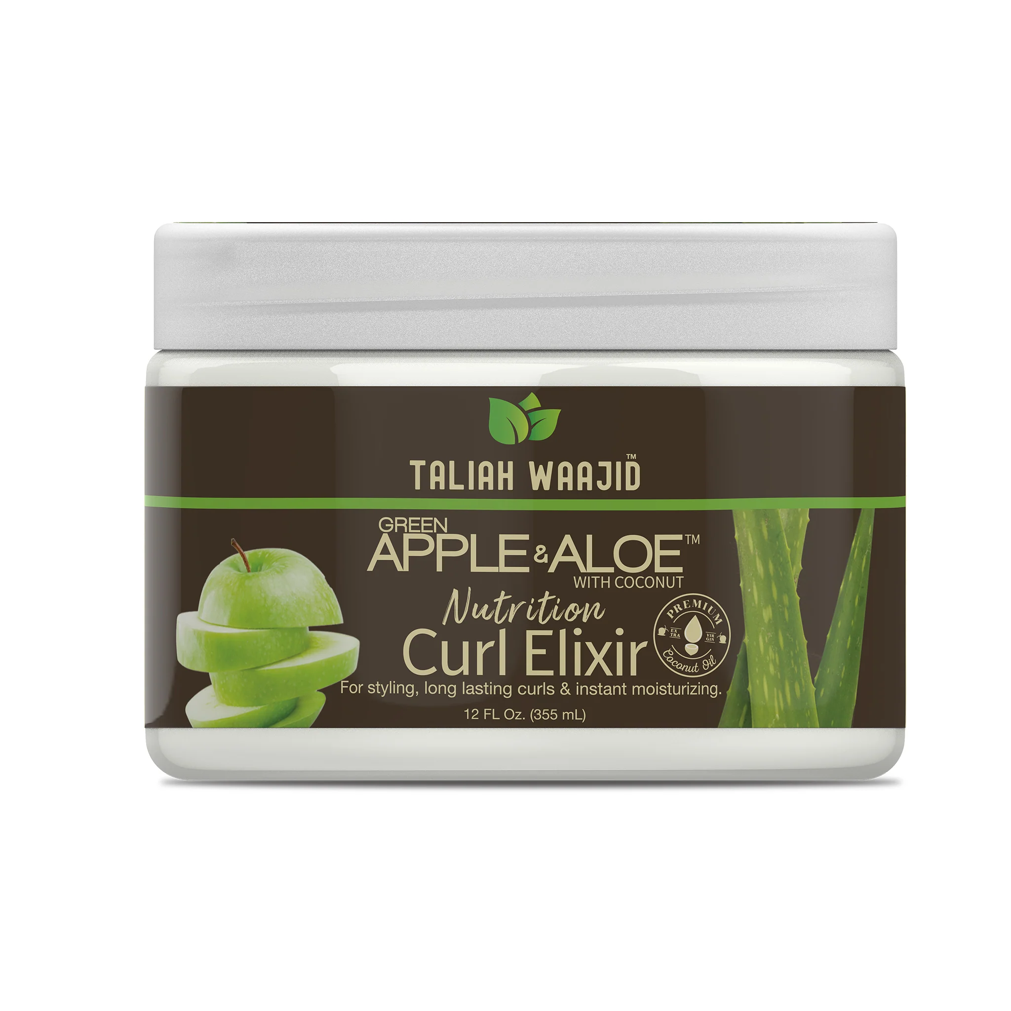 Green Apple & Aloe Nutrition Curl Elixir 12oz - Image 7