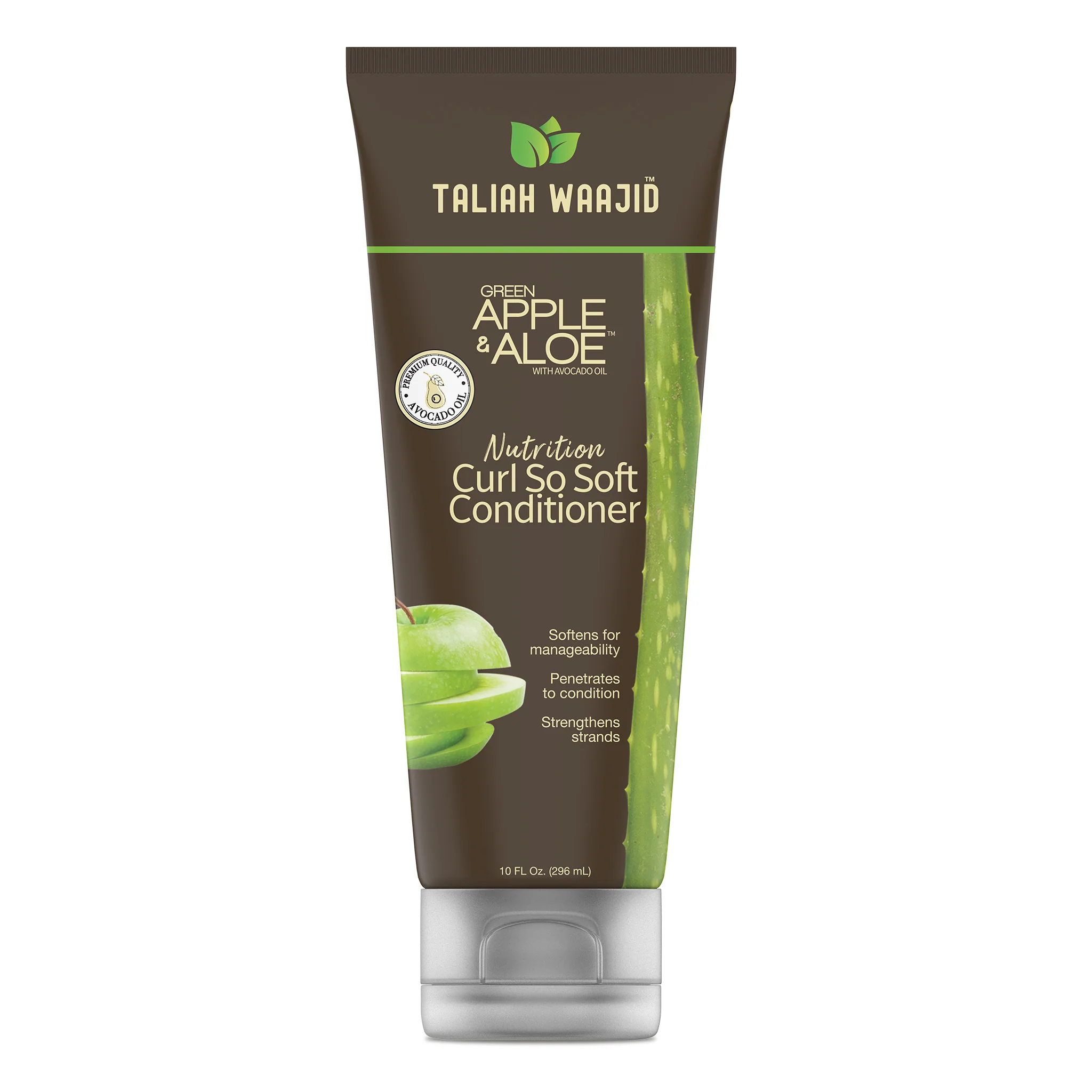 Green Apple & Aloe Nutrition Curl So Soft Conditioner 10oz - Image 3