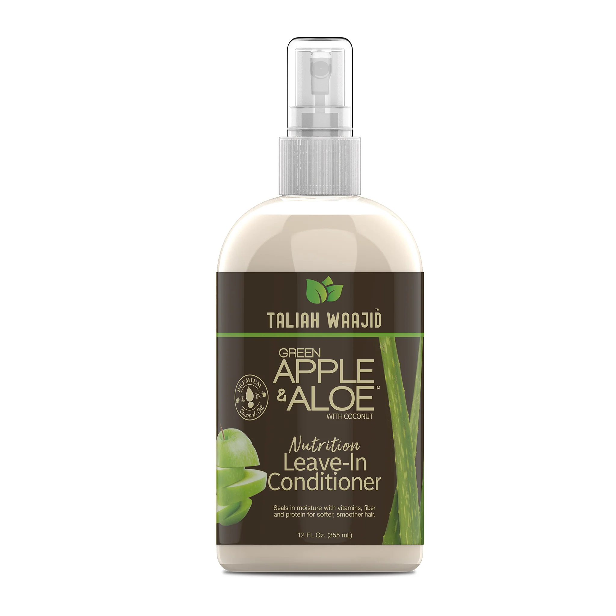 Green Apple & Aloe Nutrition Leave-In Conditioner 12oz - Image 4