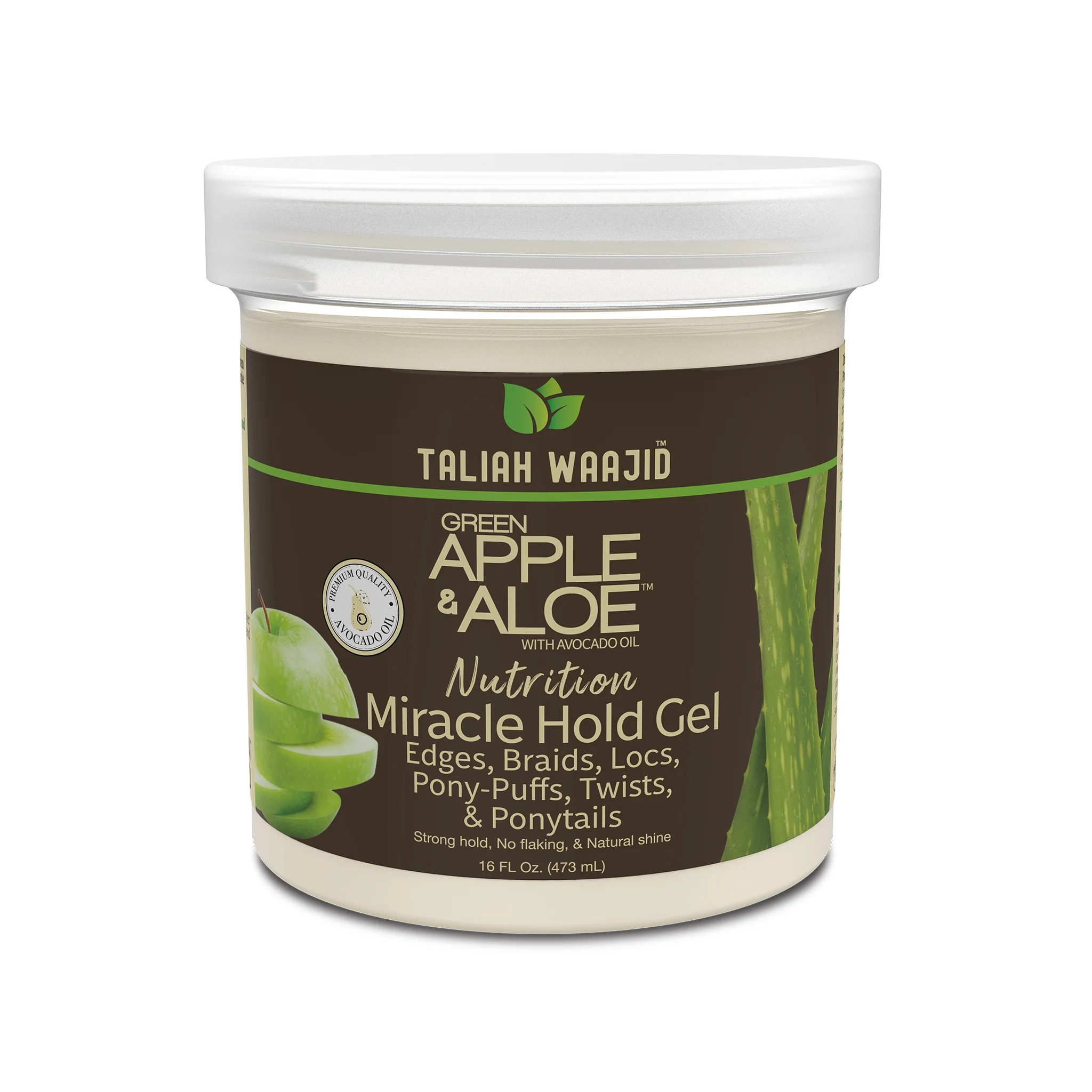 Green Apple & Aloe Nutrition Miracle Hold Gel 16oz - Image 5