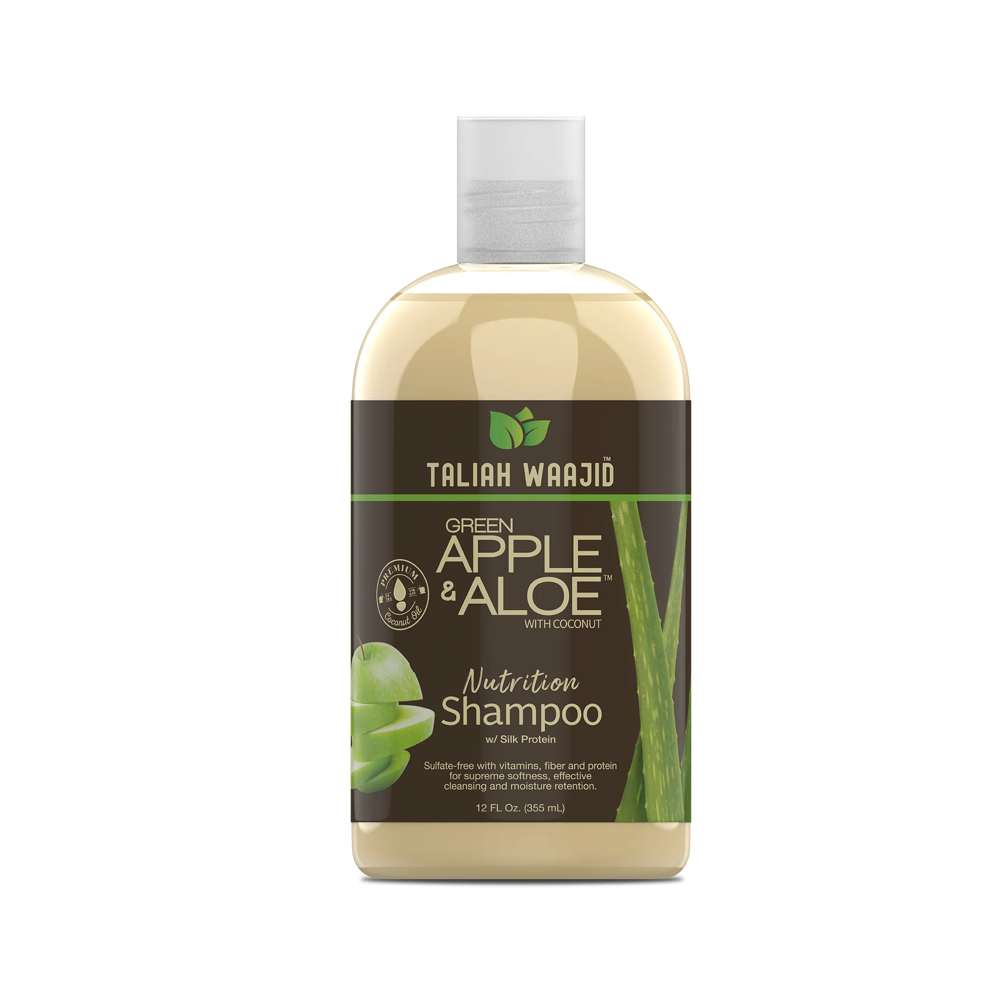 Green Apple and Aloe Nutrition Shampoo 12oz - Image 4