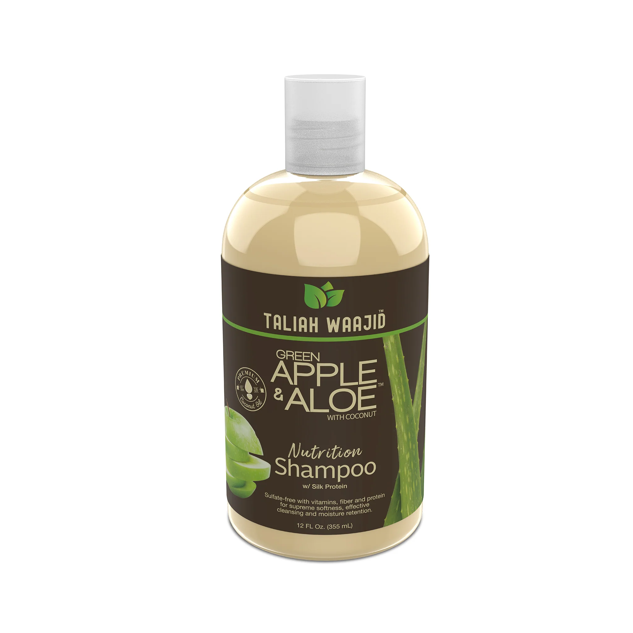 Green Apple and Aloe Nutrition Shampoo 12oz - Image 5