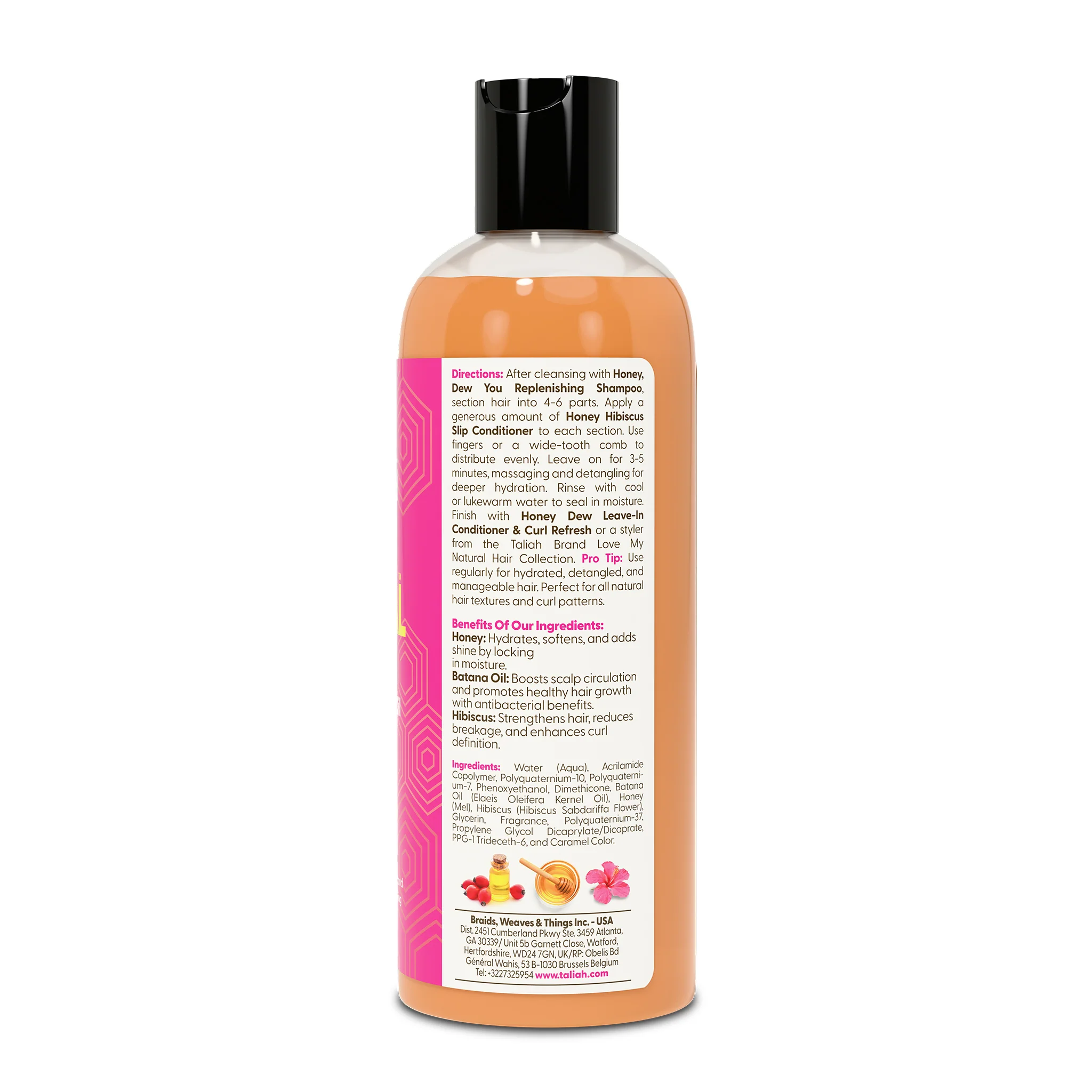 Honey Hibiscus Slip Conditioner 12oz - Image 3