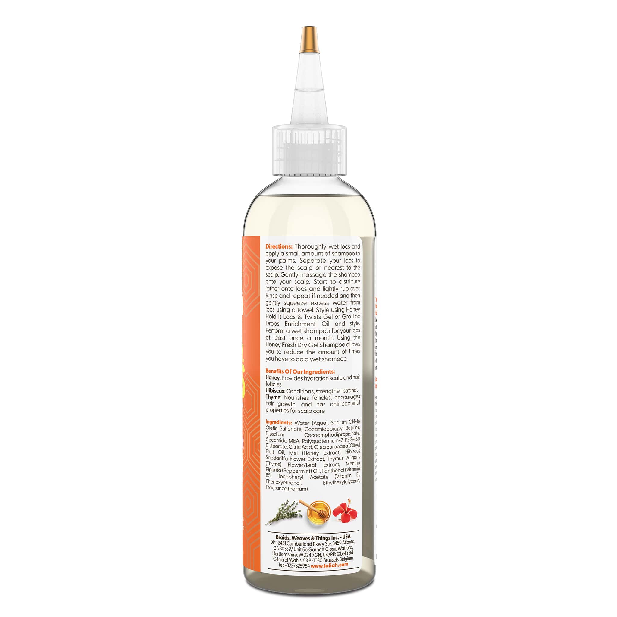 Honey Mint Clarifying Shampoo Sulfate FREE 8oz - Image 3