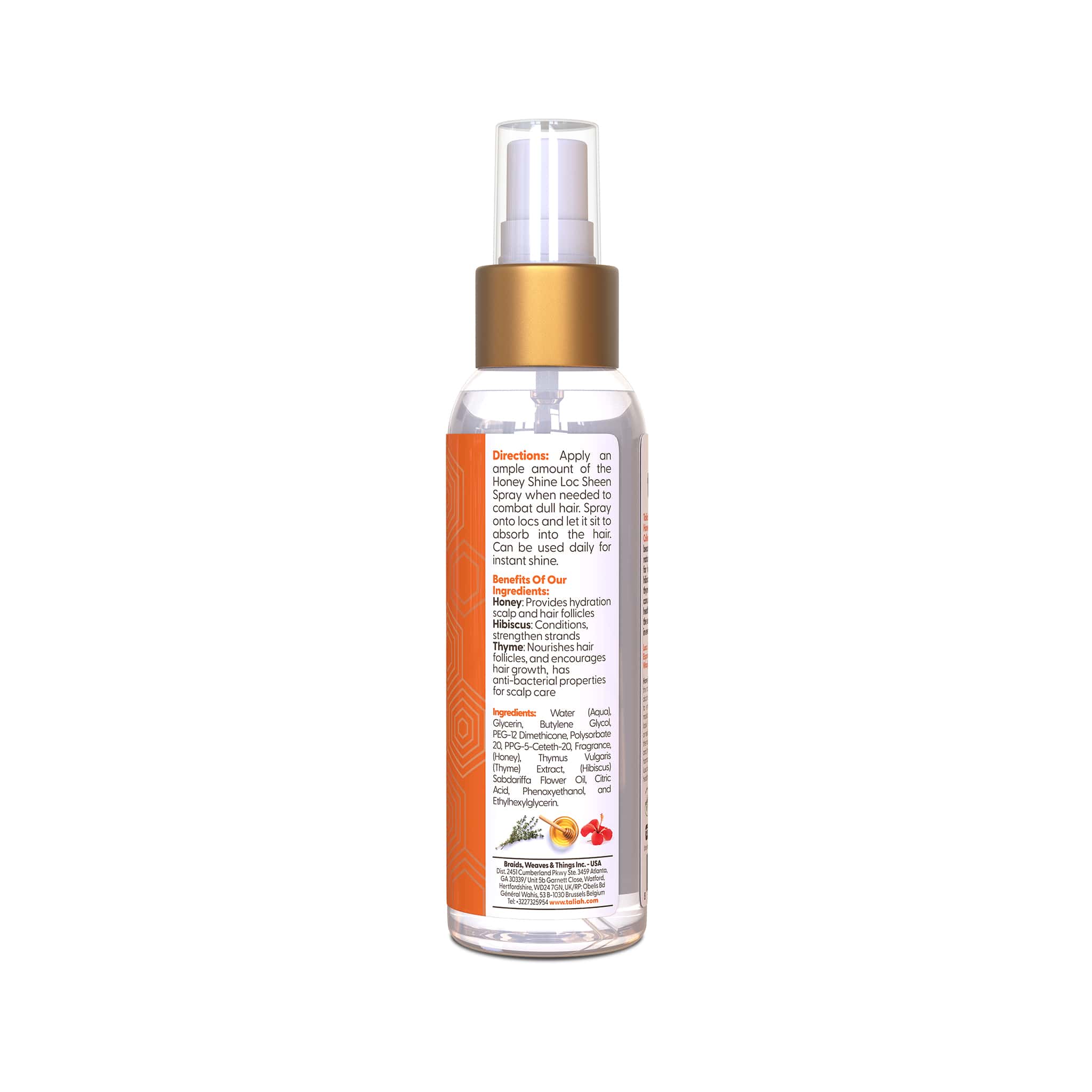Honey Shine Loc Sheen 4oz - Image 3