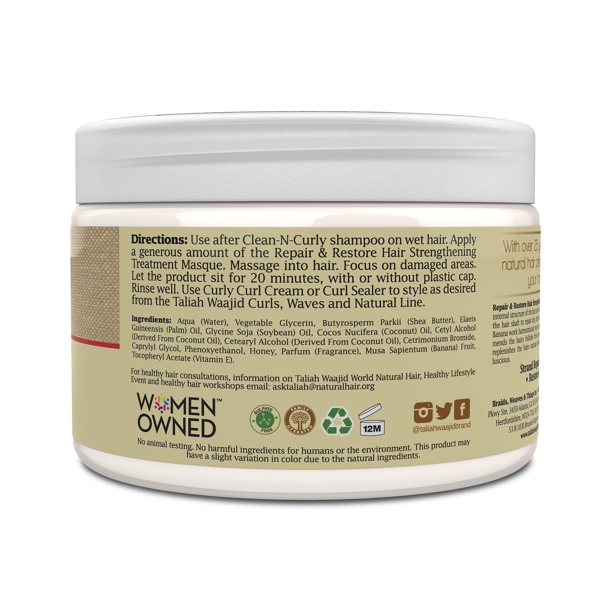 Repair and Restore Hair Strengthening Masque 12oz - Image 3