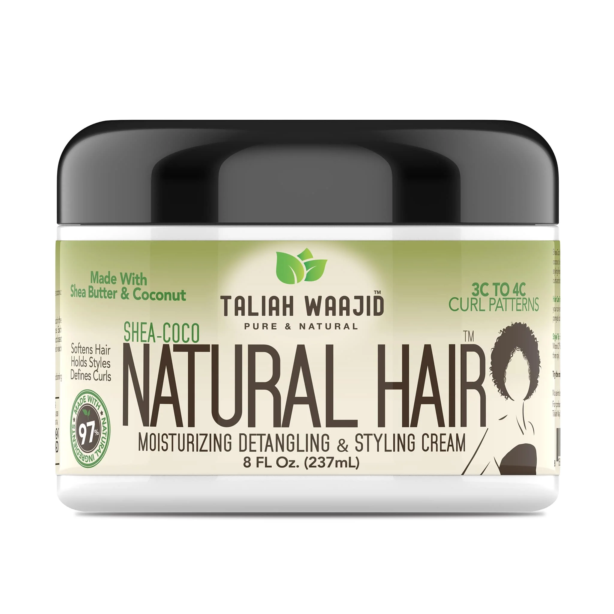 Shea-Coco Natural Hair Style Cream 8oz for 3C-4C Hair - Image 5