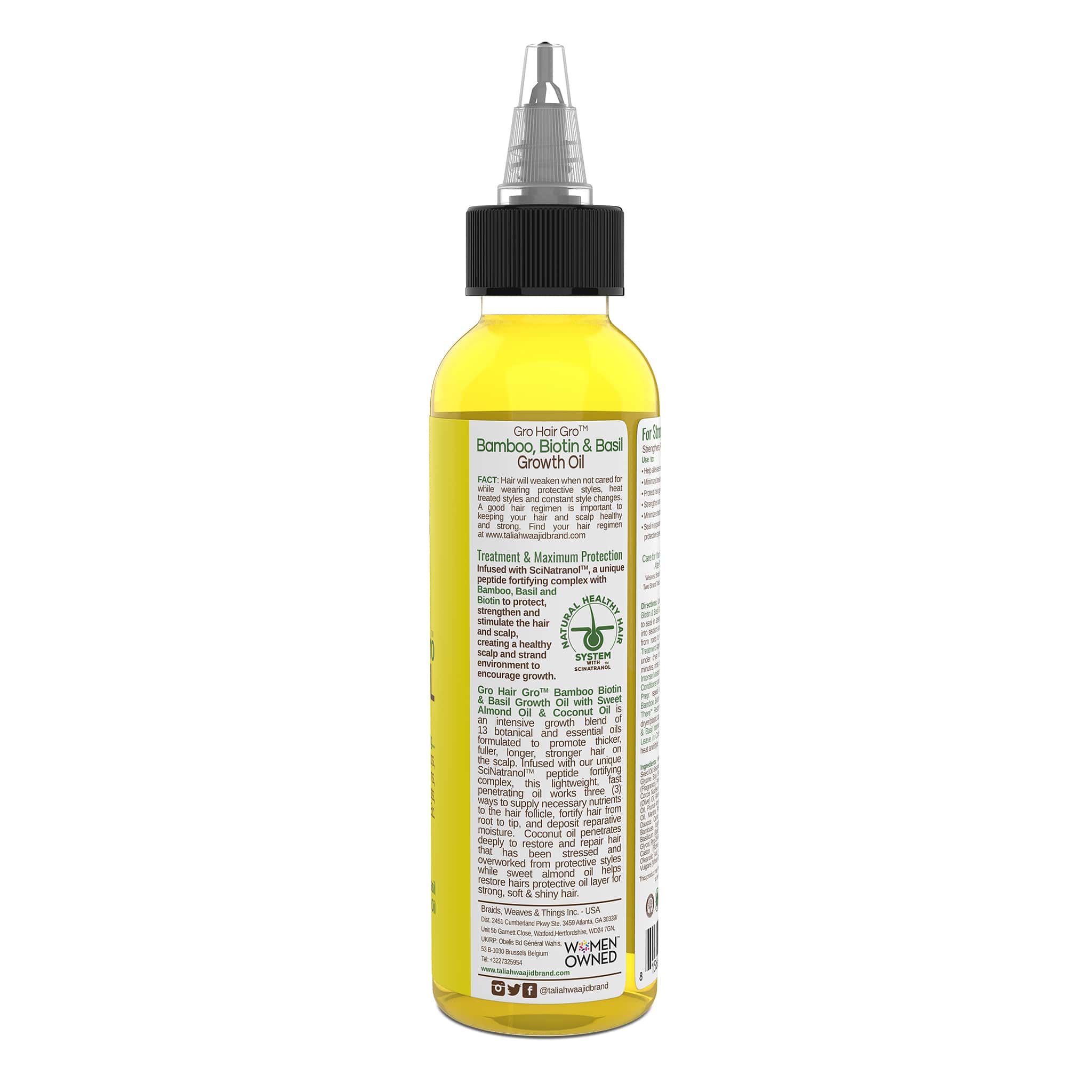 Gro Hair Gro™ Bamboo And Coconut Milk Growth Oil 4oz - Image 3