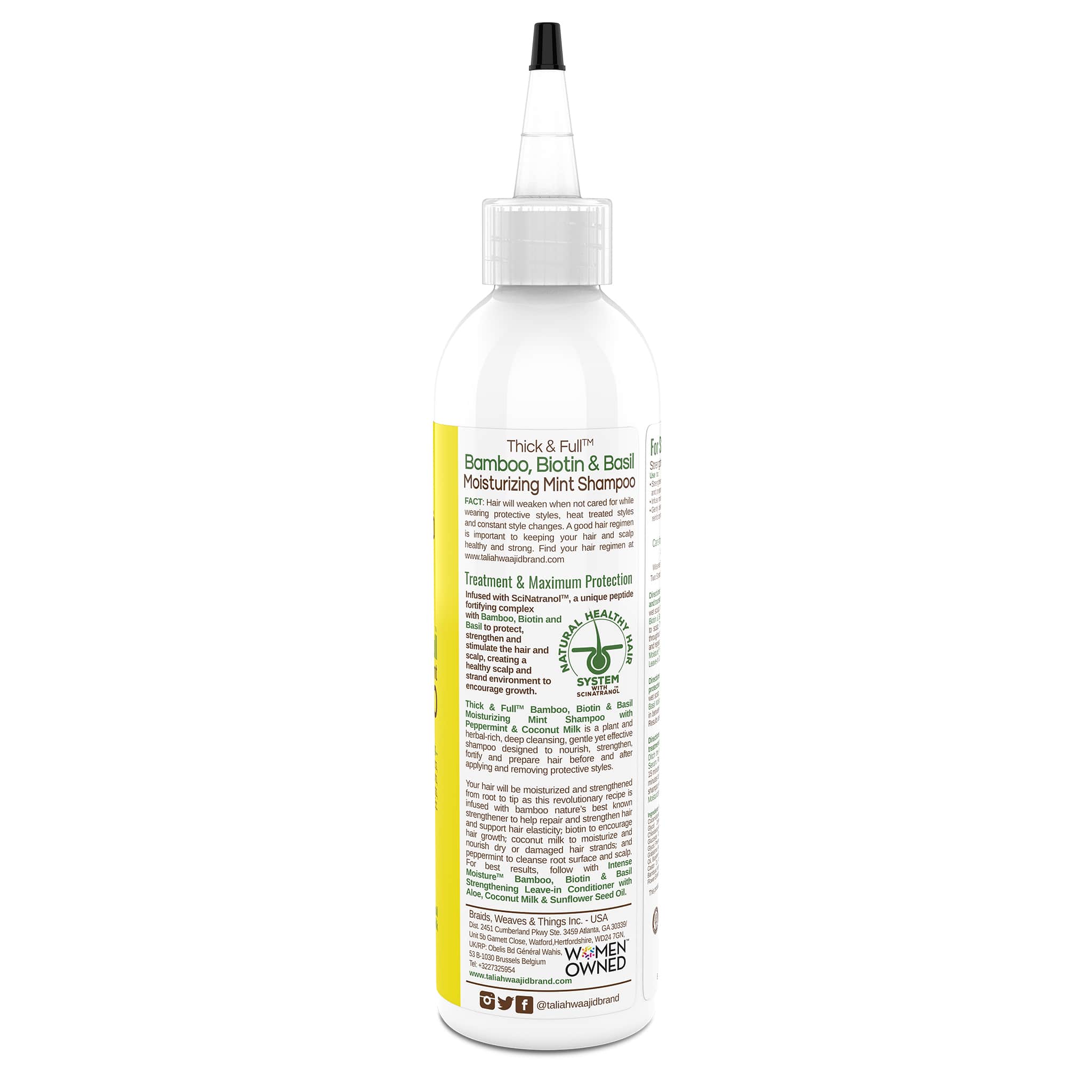 Thick And Full™ Bamboo And Coconut Milk Moisturizing Mint Shampoo 8oz - Image 3